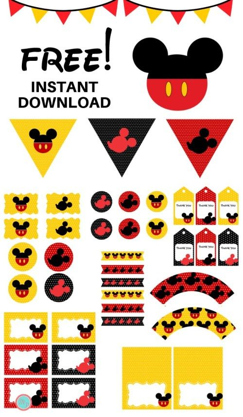 Mickey Free Printables FREE PRINTABLE TEMPLATES