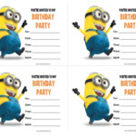 Minions Birthday Invitations Free Printable