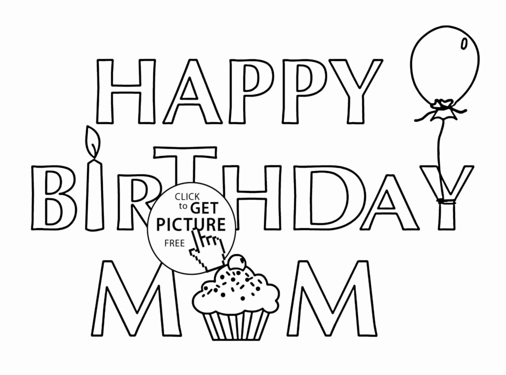 Mom Birthday Card Template Professional Template Ideas