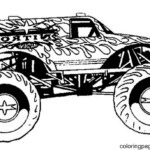 Monster Truck Printable Coloring Pages Monster Truck Coloring Pages