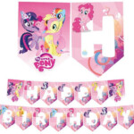 My Little Pony Happy Birthday Printable Banner Little Pony Party My