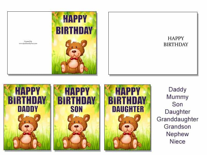 Nephew Birthday Card Free Printable Birthday Cards Printbirthday Cards 