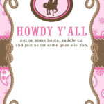 Nice FREE Cowgirl Birthday Invitations Cowgirl Invitations Free