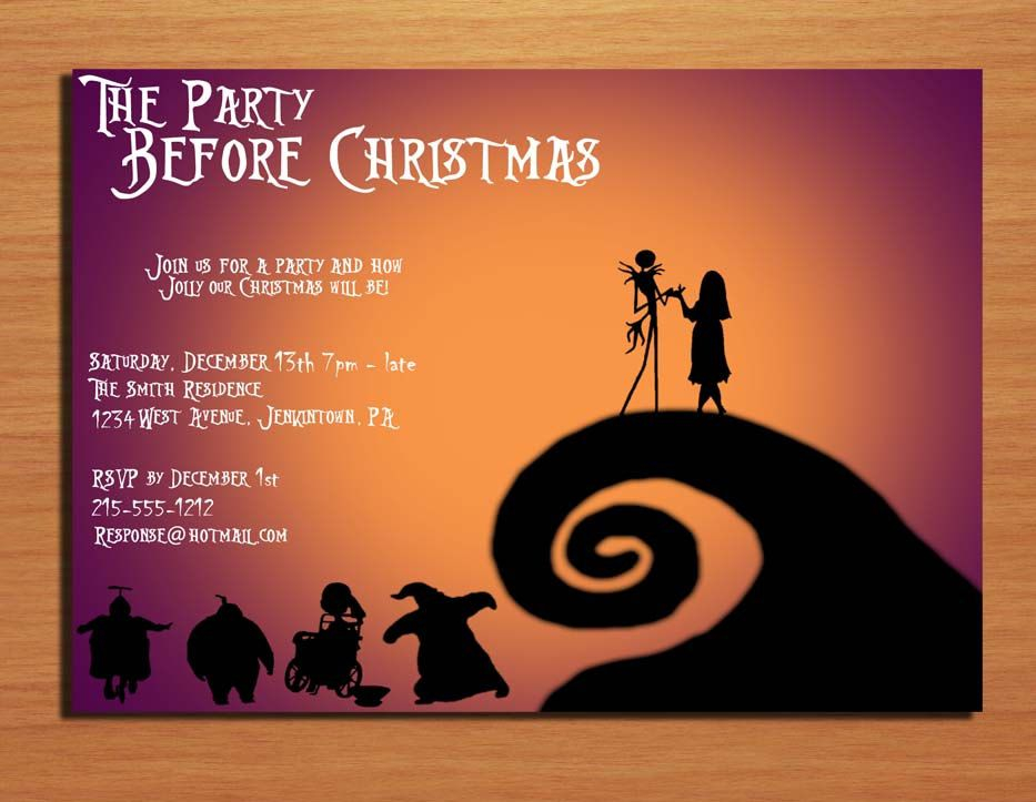 Nightmare Before Christmas Birthday Card Ideas Sharply Weblog Navigateur