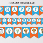 Octonauts Birthday Banner Happy Birthday Banner Octonauts