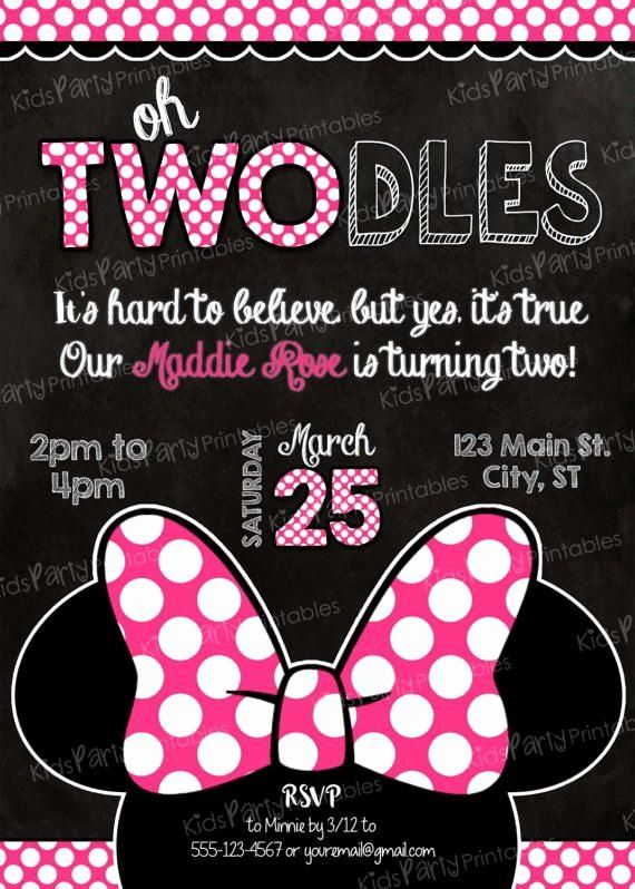 Oh Two Dles Birthday Invitations Inspirational Oh Twodles Birthday