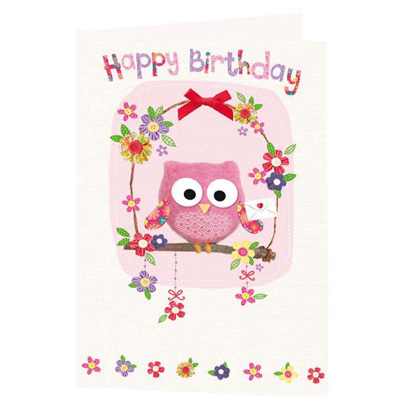 Owl Birthday Card Greeting Cards