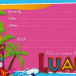 Party Planning Center Free Printable Hawaiian Luau Party Invitations