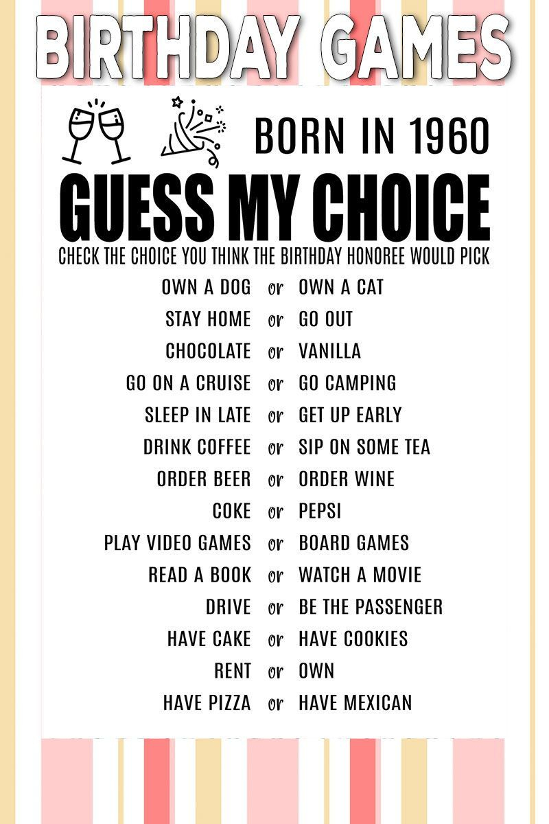 Pin On Adult Birthday Party Games