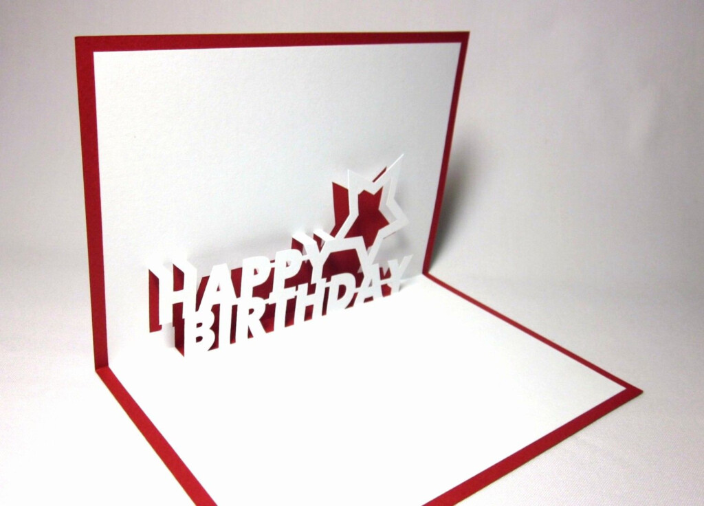 Pop Up Birthday Card Template Luxury Happy Birthday Pop Up Card By 