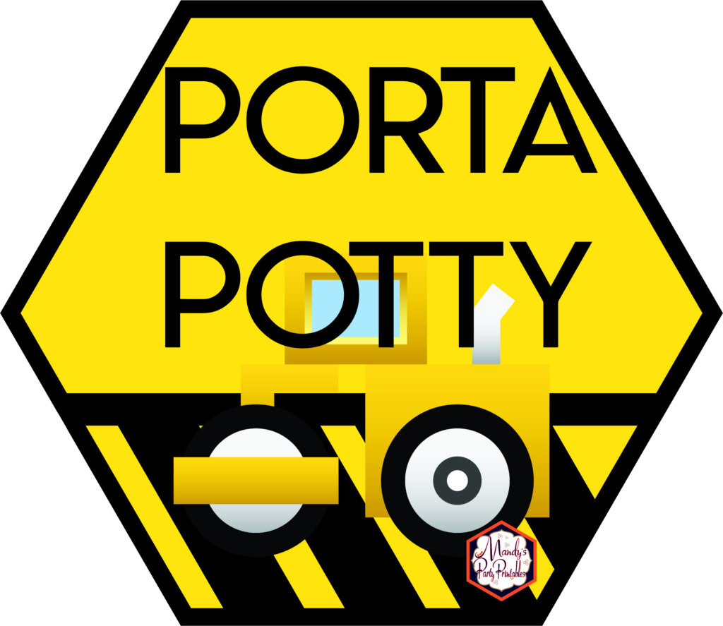 Porta Potty Sign Mandy s Party Printables