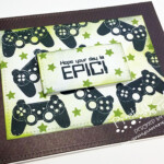 Pretty Cute Stamps Blog Gamer Birthday Card