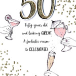 Printable Birthday Cards 50th Printable Word Searches