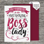 Printable Birthday Cards For Boss From Staff Printable Birthday Cards