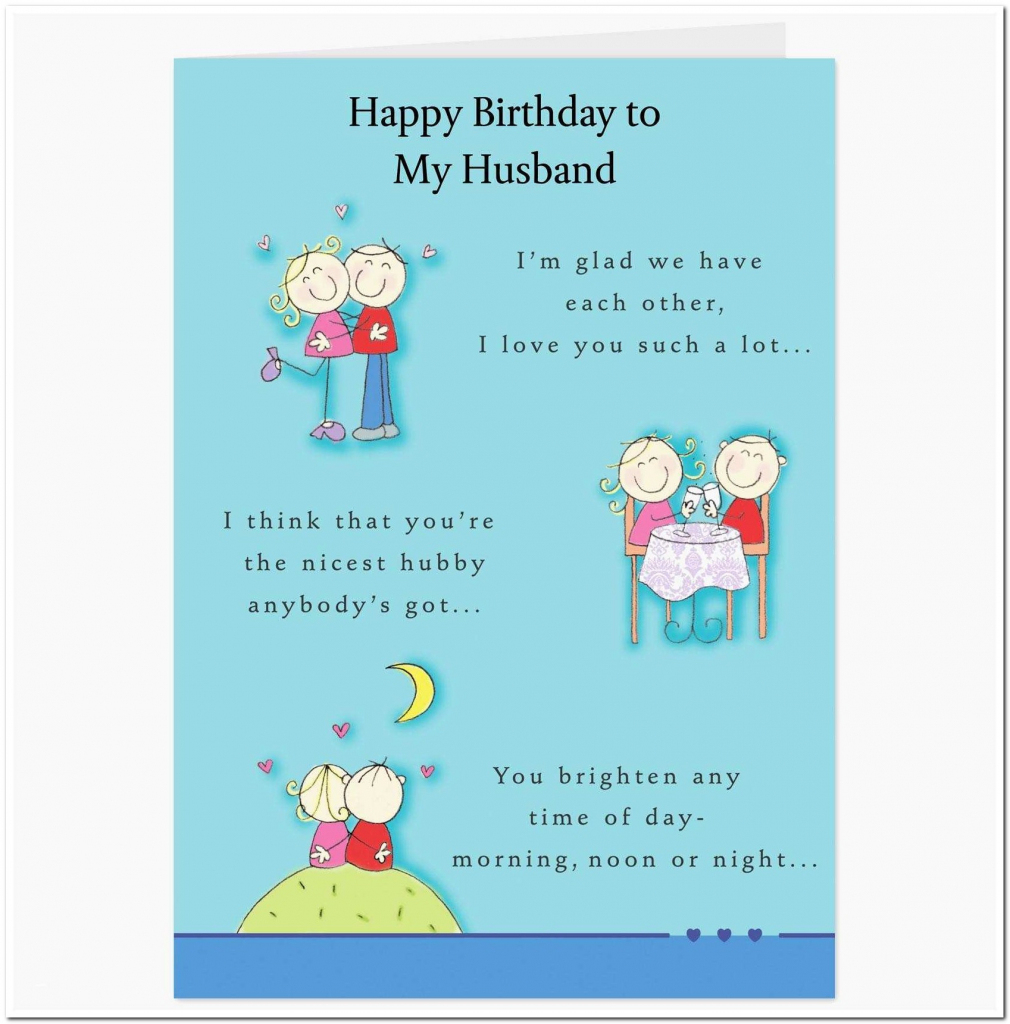 Printable Birthday Cards For Husband Printable Card Free