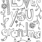 Printable Birthday Cards To Color For Grandma Printable Birthday Cards