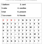 Printable Birthday Crossword Puzzles Printable Crossword Puzzles