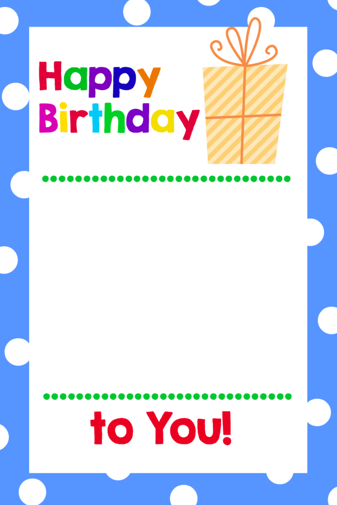 Printable Birthday Gift Card Holders Crazy Little Projects