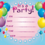 Printable Birthday Invitations FREE Printable Birthday Invitation