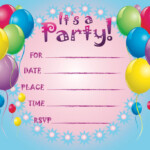 Printable Birthday Invitations So Pretty Invitations And Greeting Cards