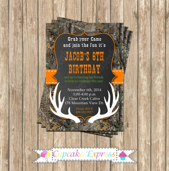 Printable Camo Birthday Invitations Printable Word Searches