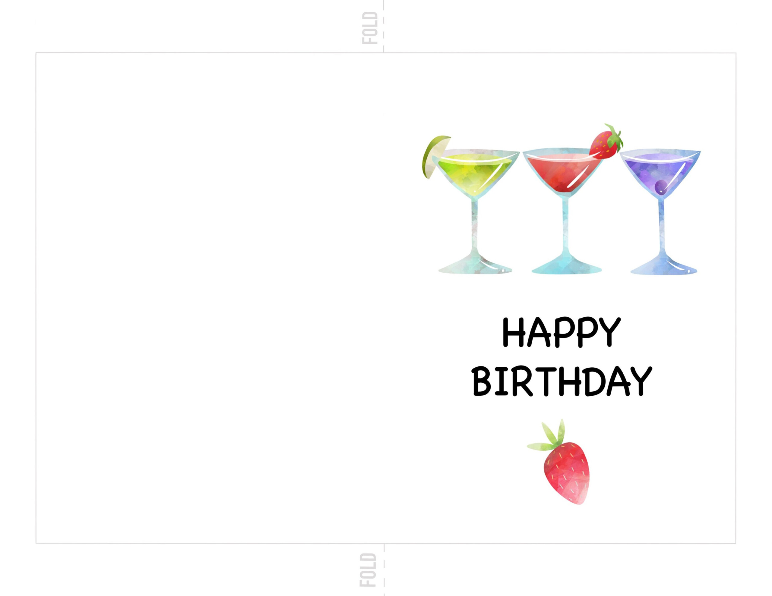 Printable Cards Printable Birthday Cards Happy Birthday Etsy UK