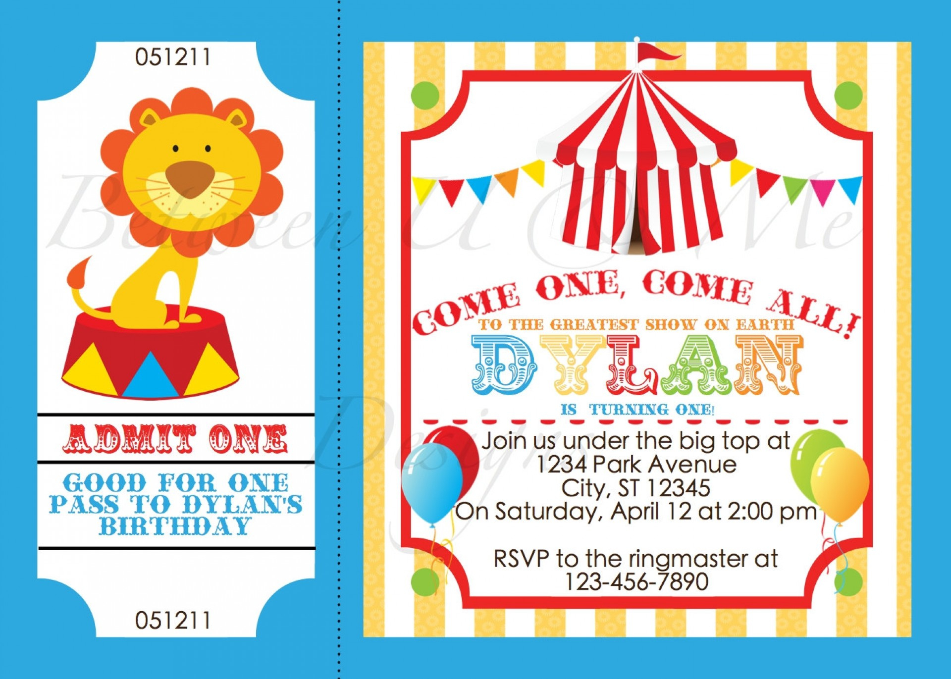 Printable Circus Birthday Invitations Printable Word Searches