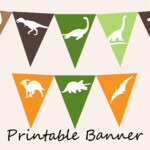 Printable Dinosaur Banner Printable Word Searches