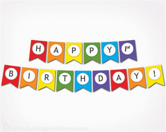 Printable Happy Birthday Banner Letters Pdf BirthdayBuzz