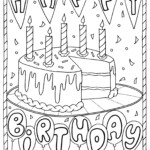 Printable Happy Birthday Color Pages 101 Activity