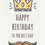 Printable Happy Birthday Dad Cards Printable Word Searches