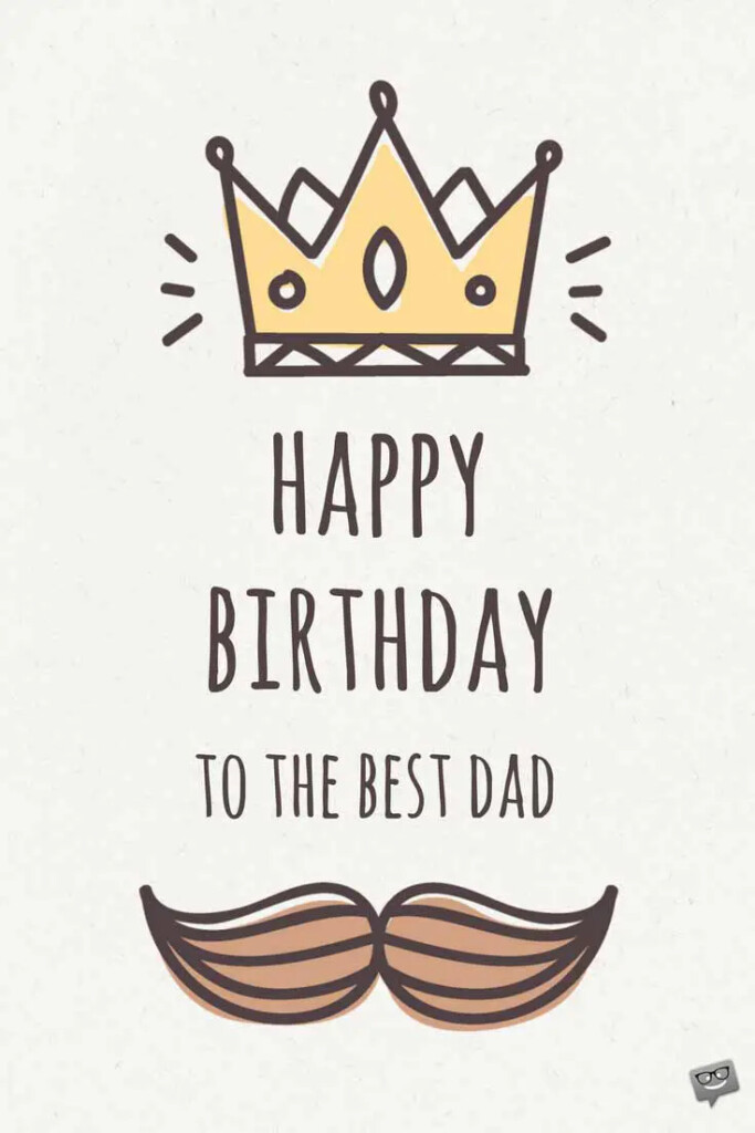 Printable Happy Birthday Dad Cards Printable Word Searches