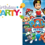 Printable Paw Patrol Birthday Invitation Free Invitation Templates