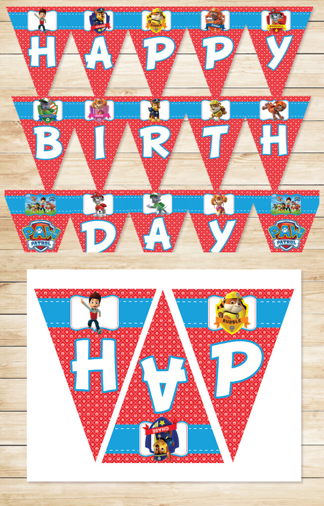 Printable Paw Patrol Party Decorations Printable Word Searches