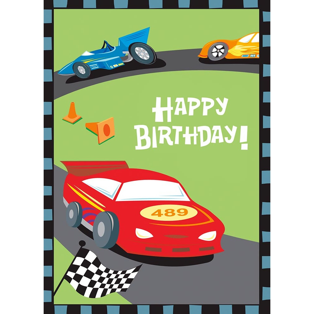 Printable Race Car Birthday Cards Printable Birthday Cards