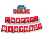 Roblox Birthday Banner Happy Birthday Banner Printable Happy