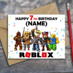 Roblox Birthday Card Cards Info