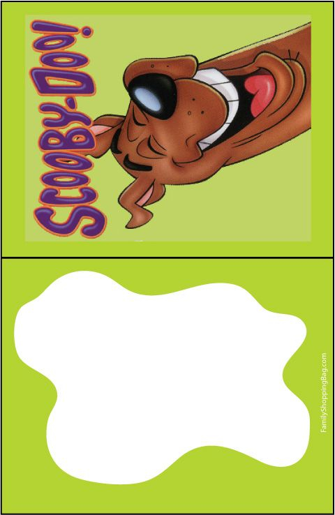 Scooby Smiles Invite Scooby Doo Birthday Party Scooby Doo Scooby