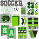 Score Soccer Party Printables B Lovely Events