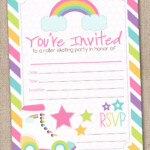 Skating Party Invitation Template Beautiful Fill In Roller Skating Par