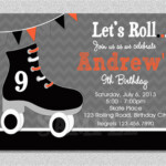 Skating Rink Birthday Party Invitations BirthdayBuzz