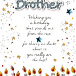 Special Brother Happy Birthday Greeting Card Cards