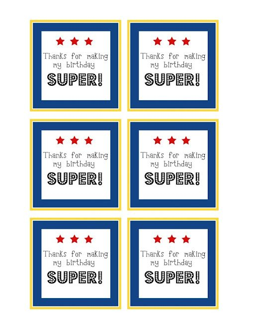 Superhero Party Treats And A Free Printable Superhero Party 