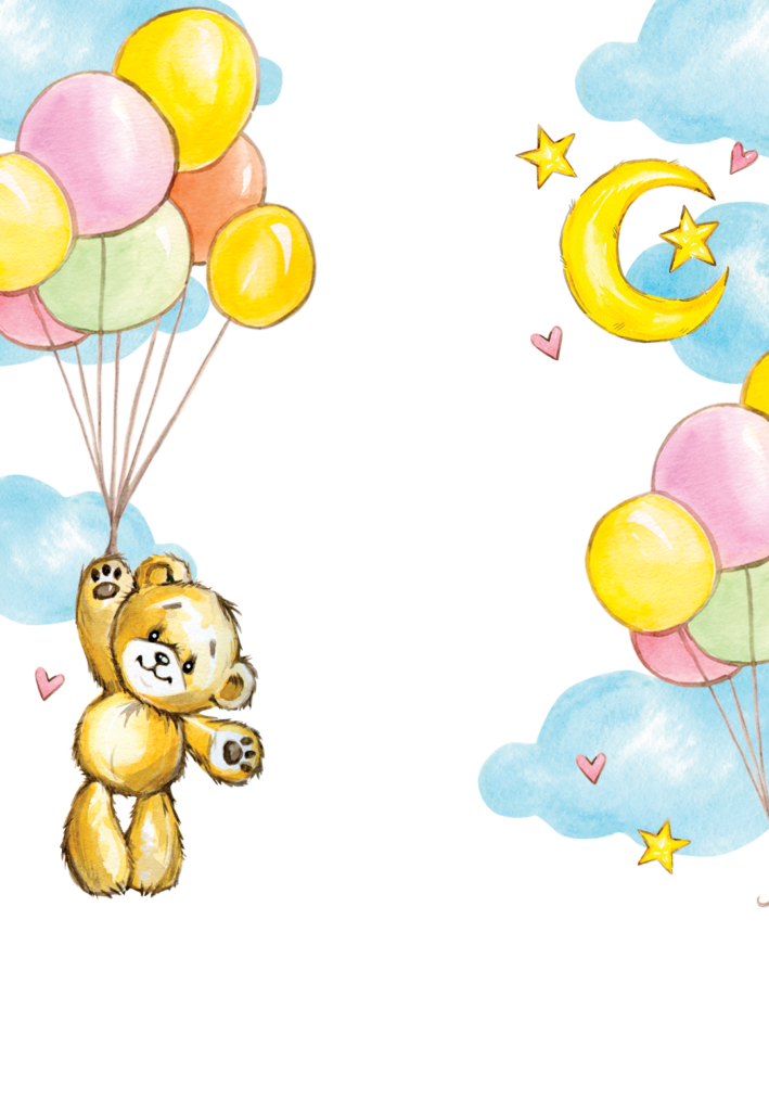 Teddy Bear Balloons Birthday Invitation Template Greetings Island 