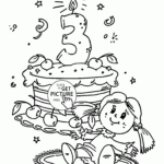 The Best Happy 3Rd Birthday Coloring Pages Ideas