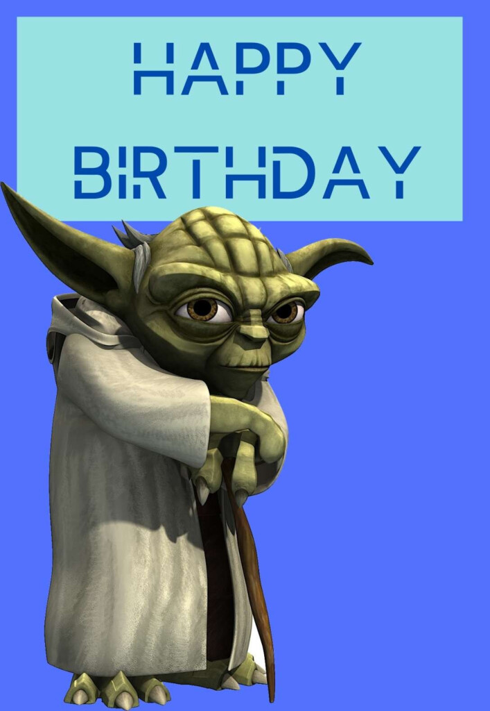 The Best Star Wars Printable Birthday Cards free PRINTBIRTHDAY CARDS