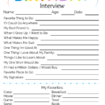 The Cutest Birthday Interview Printable Raising Little Paynes