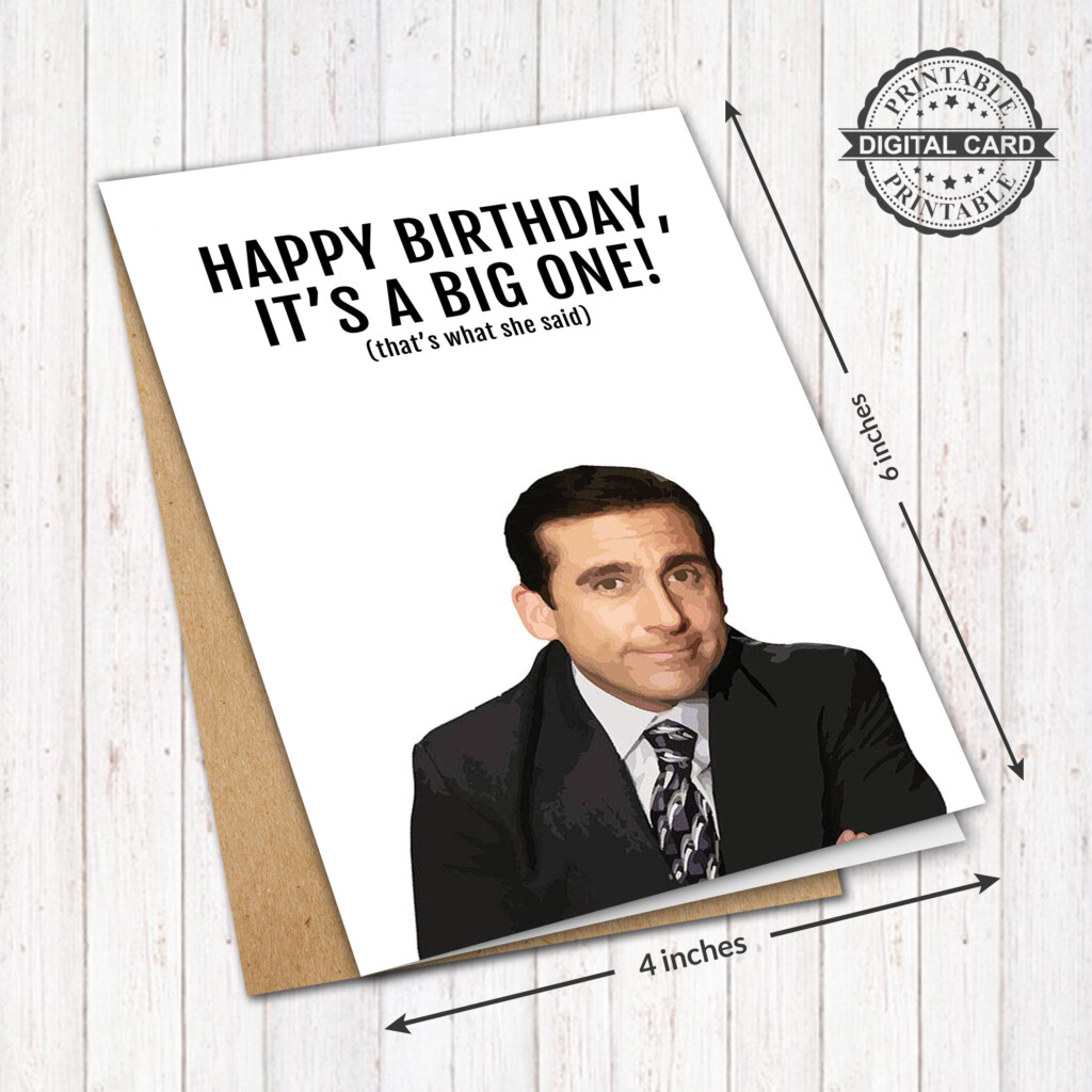 The Office Birthday Cards Pack 3 Printable Birthday Cards Etsy