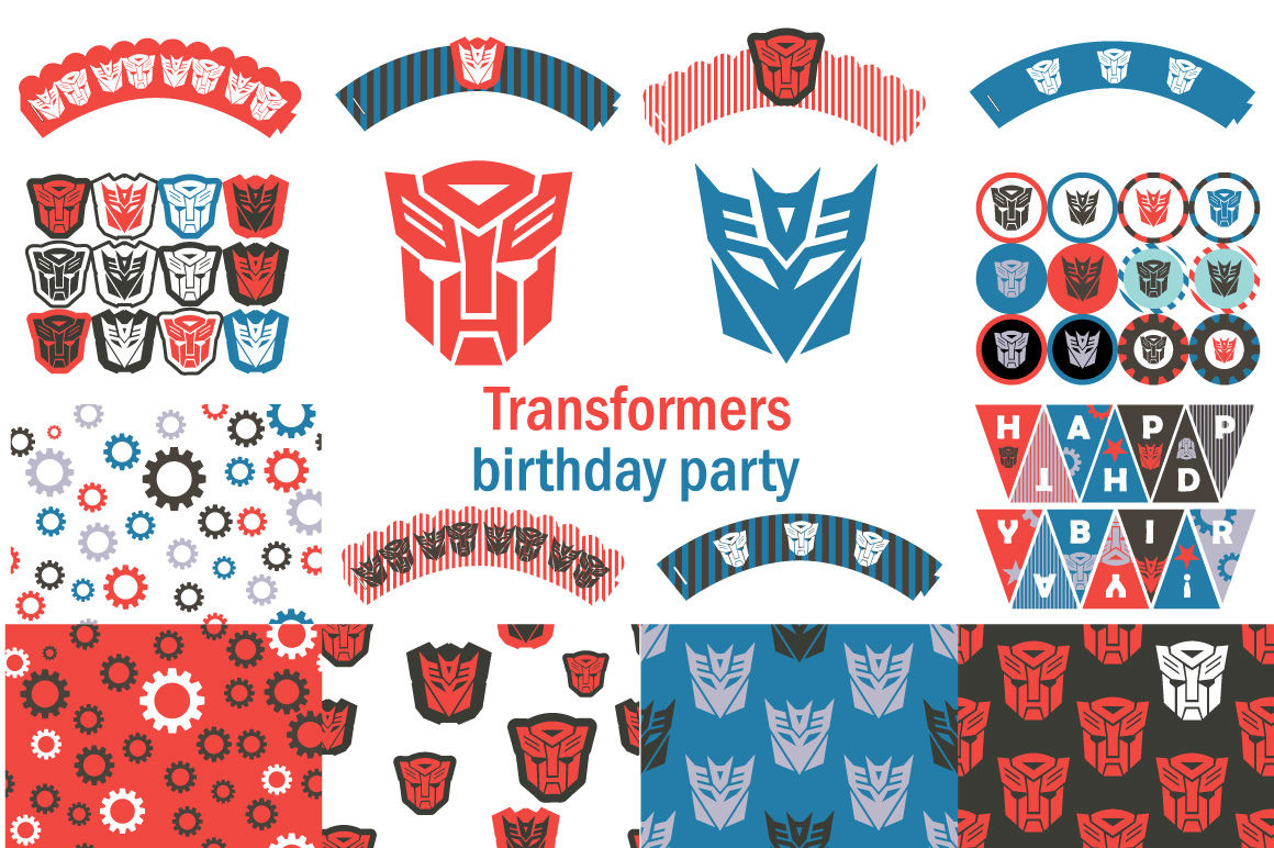 Transformers Birthday Banner Printable Myshop excelhana