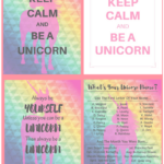 Unicorn Birthday Party Printables Giant Bundle Party Ideas Fiesta